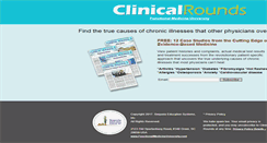 Desktop Screenshot of clinicalrounds.com