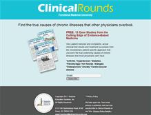 Tablet Screenshot of clinicalrounds.com