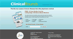 Desktop Screenshot of clinicalrounds.org